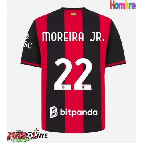 Camiseta AC Milan Diego Moreira #22 Primera Equipación 2026-27 manga corta